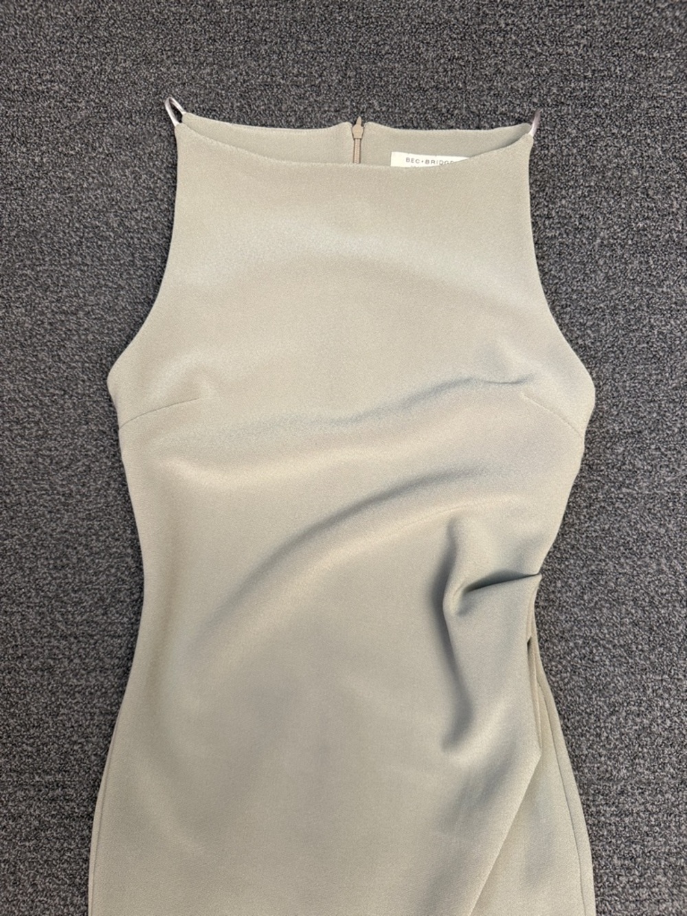 Bec + Bridge Be Mine Tuck Dress in Sage - Picture 3 of 15
